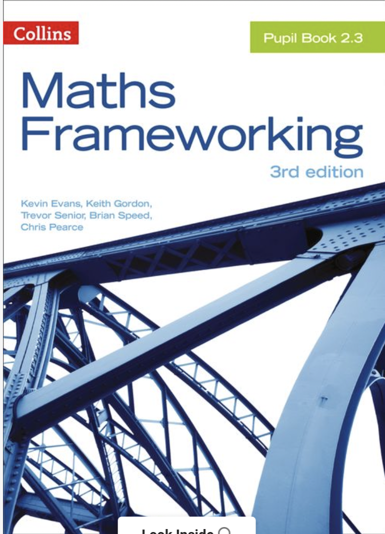 Collins Maths Framework Pupil Book 2.3